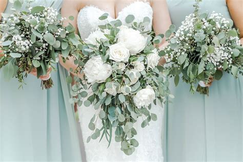 Eucalyptus Wedding Flowers In 2023 White Rose Bridal Bouquet Rose