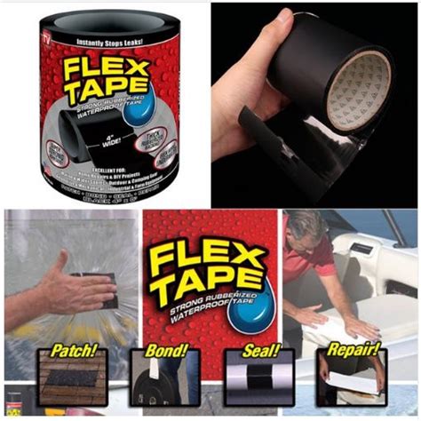 Fita Adesiva Borracha Flex Tape Veda Tudo a Prova D água Impermeável