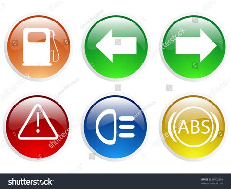 Car Symbols Stock Vector (Royalty Free) 98002859