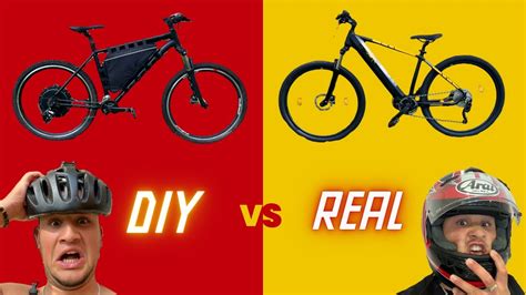 Diy E Bike Vs Real E Bike Youtube