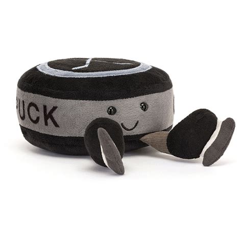 Jellycat Amuseables Sports Ice Hockey Puck Plushpaws Co Uk