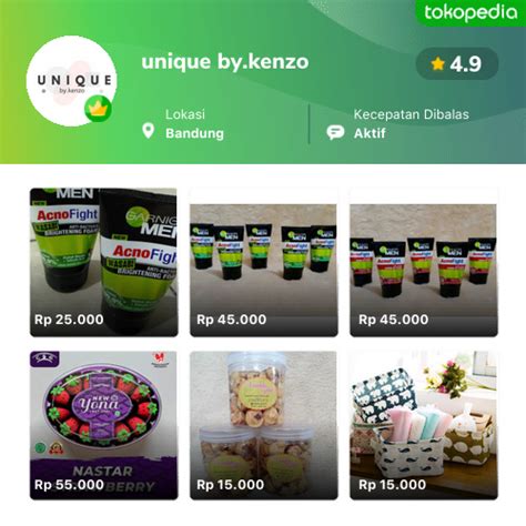 Toko Unique By Kenzo Online Produk Lengkap Harga Terbaik Tokopedia