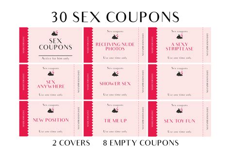 Sex Coupons Naughty Gift Naughty Coupons Sex Coupons For Him