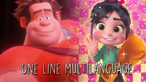 Wreck It Ralph Ending One Line Multilanguage Youtube