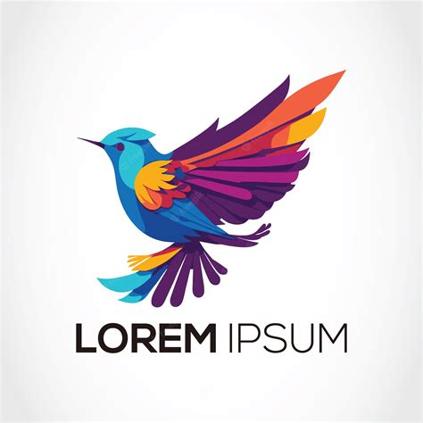 Premium Vector Vector Bird Colorful Logo Gradient Vector