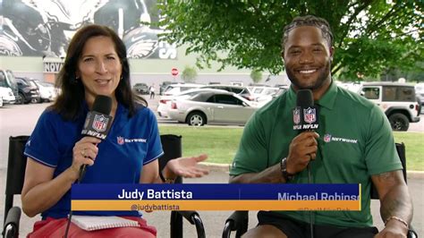 Senior National Columnist Judy Battista Nfl Network S Michael Robinson