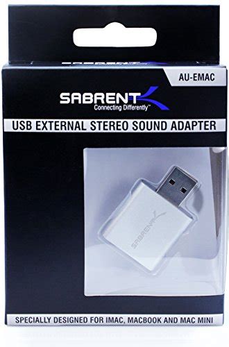 Купить Sabrent Aluminum Usb External Stereo Sound Adapter For Windows And Mac Plug And Play No