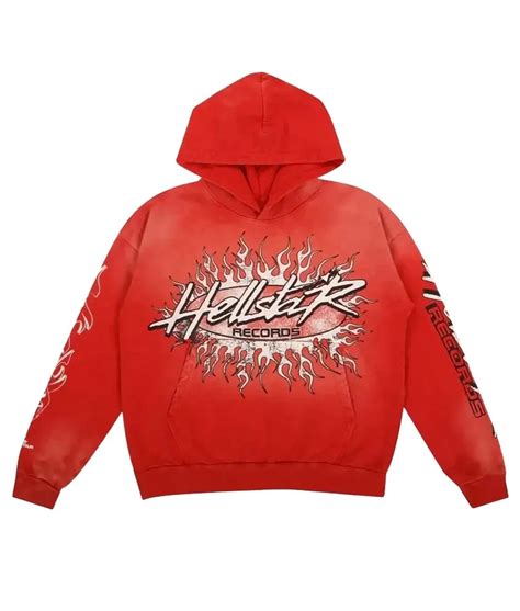 Records Red Hellstar Hoodie