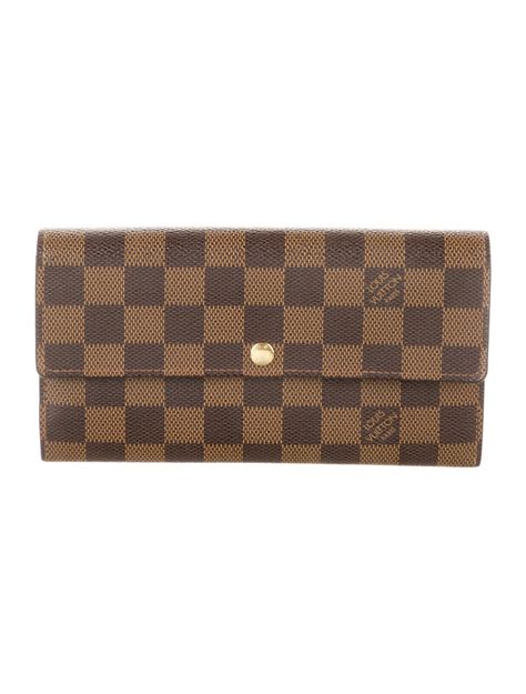 louis vuitton continental wallet brown wallets accessories