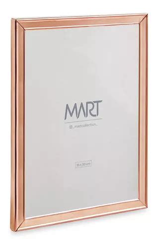 Porta Retrato Rose Gold Em Metal 15x20 MercadoLivre