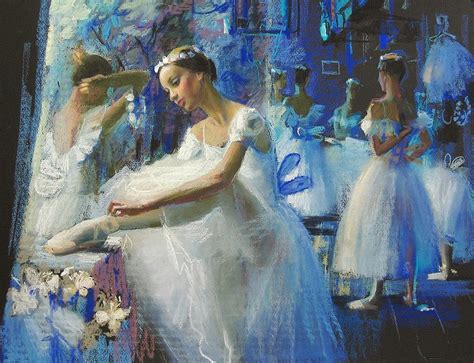 Anastasia Vostrezova 1981 Ballet Dancers Tuttart Pittura