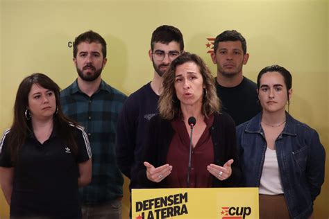 La CUP Critica A ERC Por Pactar Con PSC Junts Y Comuns Un Retroceso