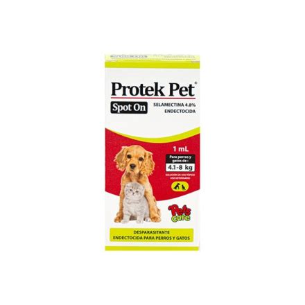 Desparasitante Protek Pet De Ml Para Perros Y Gatos De A Kg