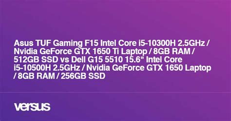 Asus Tuf Gaming F15 Intel Core I5 10300h 2 5ghz Nvidia Geforce Gtx 1650 Ti Laptop 8gb Ram