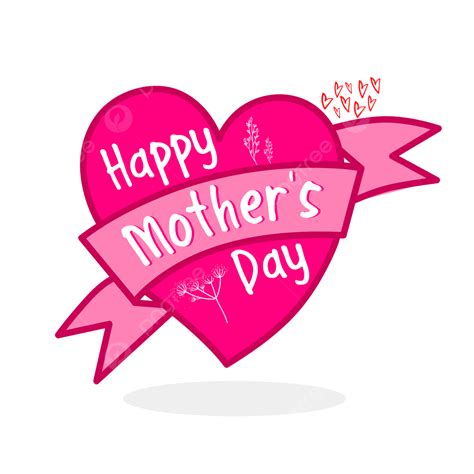 Mother′s Day Png Image Mother S Day Love Ribbon A Mothers Day Happy