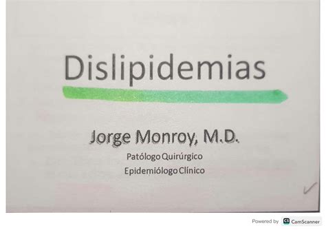 SOLUTION Fisiopatolog A De Las Dislipidemias Studypool