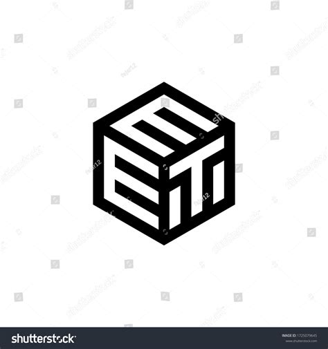 Letter Eet Logo Design Icon Template Stock Vector Royalty Free