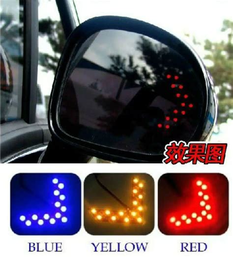 Paire Smd Led Fl Che Lumi Res Voiture C T Miroir Clignotant