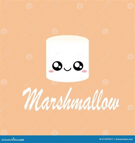 Marshmallow Logo Design Stock Illustration Illustration Of Food