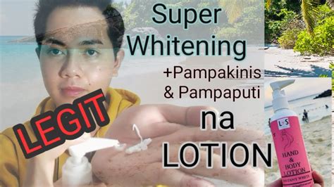 Skin Whitening Pampakinis Pampaputi Na Lotion Legit Youtube