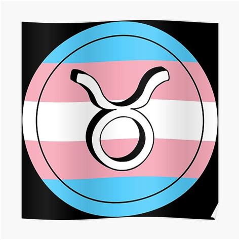 Trans Pride Flag Taurus Zodiac Sign Birthday T For Transgenders