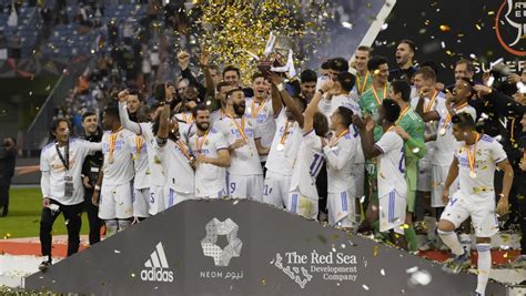 Real Madrid Se Consagró Campeón De La Supercopa De España Deportes