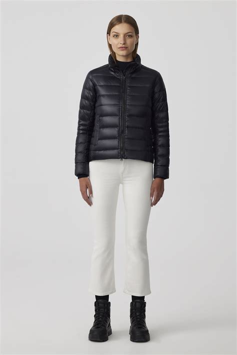 Women S Cypress Down Jacket Black Label Canada Goose