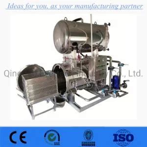 Pet Food Water Spray Steam Type Retort Autoclave Sterilizing Machine