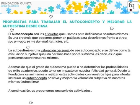 Autoestima Para Ni Os Propuestas Para Trabajar El Autoconcepto Y