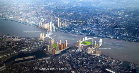 Skyscrapers in the Mersey - designer's stunning vision for linking ...