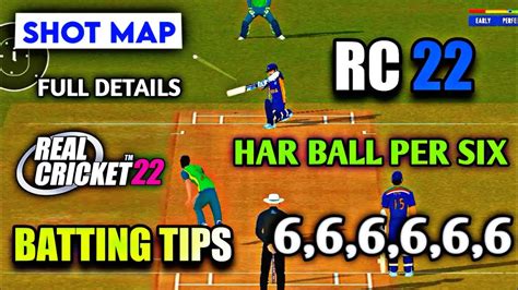 Real Cricket Shot Map Full Details Real Cricket Hardcore