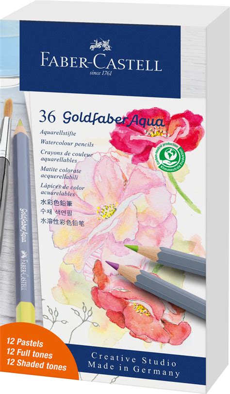 Watercolour Pencil Goldfaber Aqua Tin Of Antaris Quality