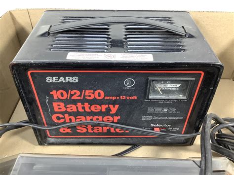 Lot Sears And Exide Battery Chargers