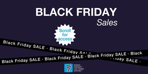 Black Friday Sales 2023 Monash Fodmap