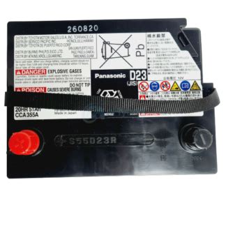 GENUINE TOYOTA RAV4 HYBRID 12V BATTERY PANASONIC S55D23R EHybrid