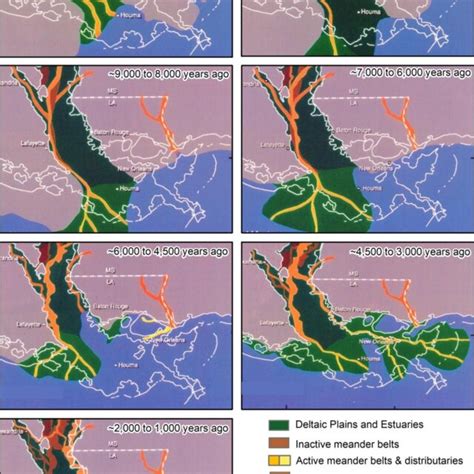 Holocene Geologic Evolution Of The Mississippi River Deltaic Plain