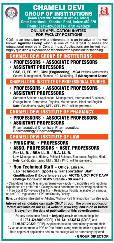 Job Openings In Madhya Pradesh Newspaper Clips 01 03 2023 FacultyPlus