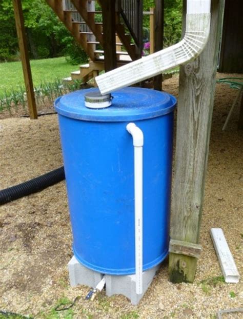 Upcycling Plastic Barrels 9 Innovative Ideas The Owner Builder Network Rain Barrel 55