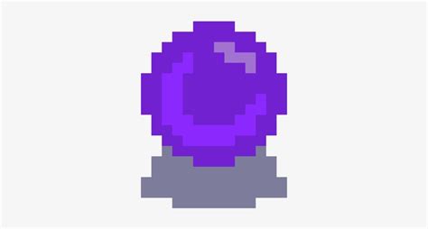 Purple Crystal Ball Crystal Ball Pixel Art Free Transparent Png