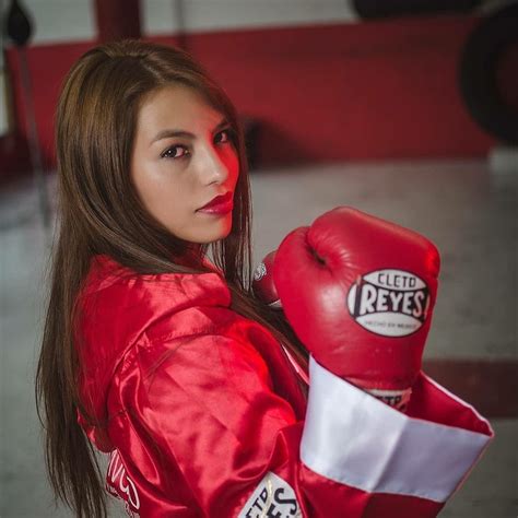 Red Leather Jacket Boxing Girl