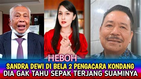 Sandra Dewi Di Bela 2 Pengacara Kondang Dia Gak Tahu Sepak Terjang