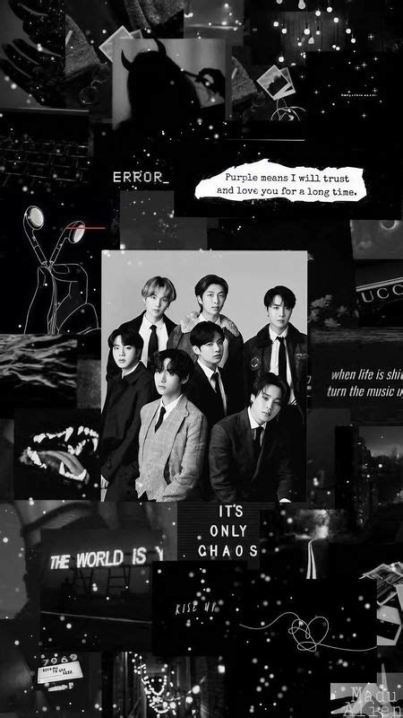 Aesthetic Bts Black Aesthetic Wallpaper Download Mobcup