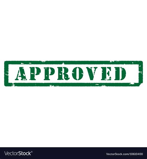 Approved Stamp Green