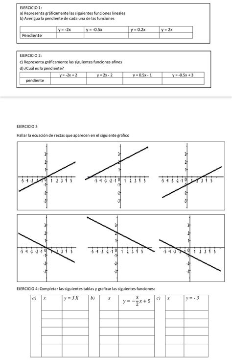 EJERCICIO 3 Hallar la ecuación de rectas que aparecen en el siguiente