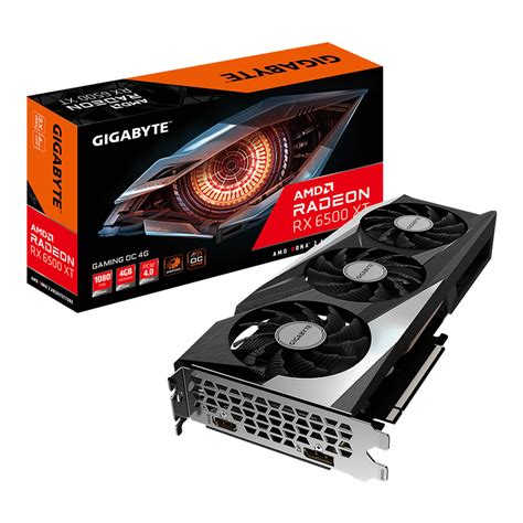 Vga การ์ดแสดงผล Gigabyte Radeon Rx 6500 Xt Gaming Oc 4g 4gb Gddr6