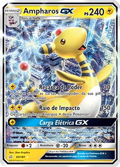 Ampharos GX União de Aliados Banco de Dados de Cards do Estampas