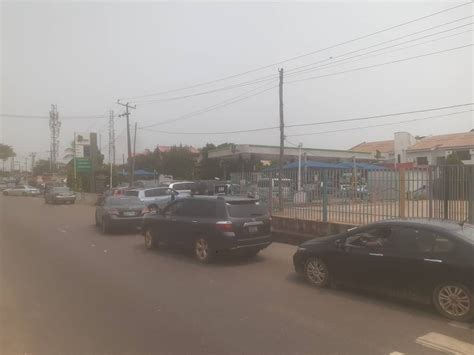 Photos Petrol Queues Resurface In Parts Of Abuja Lagos Amid Tanker