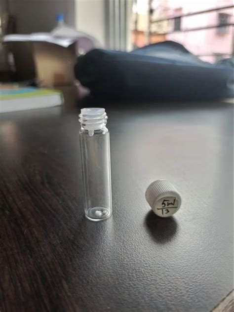 Transparent Tubular Glass Vials 5 ML For Storage Packaging Type