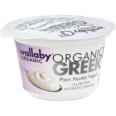 Wallaby Organic Greek Yogurt Plain | Greek Yogurt | Priceless Foods