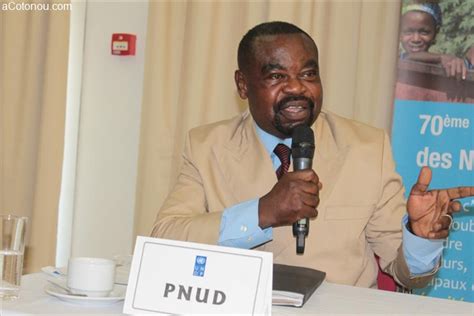 Gilbert Poumangue Repr Sentant Adjoint Du Pnud Au B Nin C L Bration Du